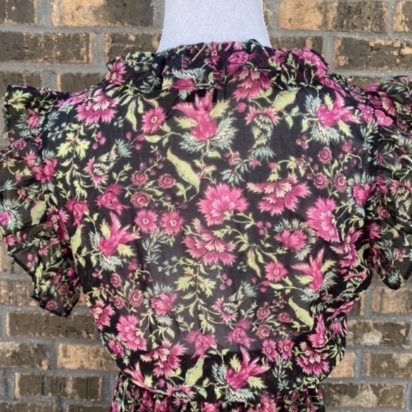 REVOLVE MISA LOS ANGELES Kidada Maxi Dress - Flora Fuchsia, XS - Picture 11 of 13